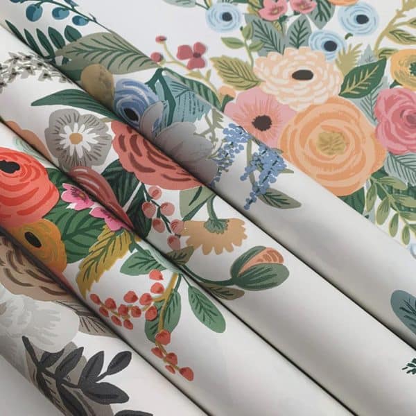 Papel pintado floral estampado multicolor pastel Garden Party Trellis RP7311 - Imagen 5