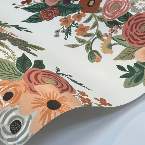 Papel pintado floral estampado multicolor Garden Party Trellis RP7312 - Imagen 4