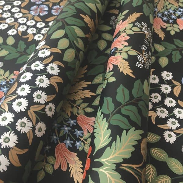 Papel pintado estilo floral de color negro multicolor Bramble RP7318 - Imagen 5