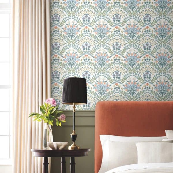 Papel pintado estilo floral multicolor Bramble RP7319 - Imagen 3