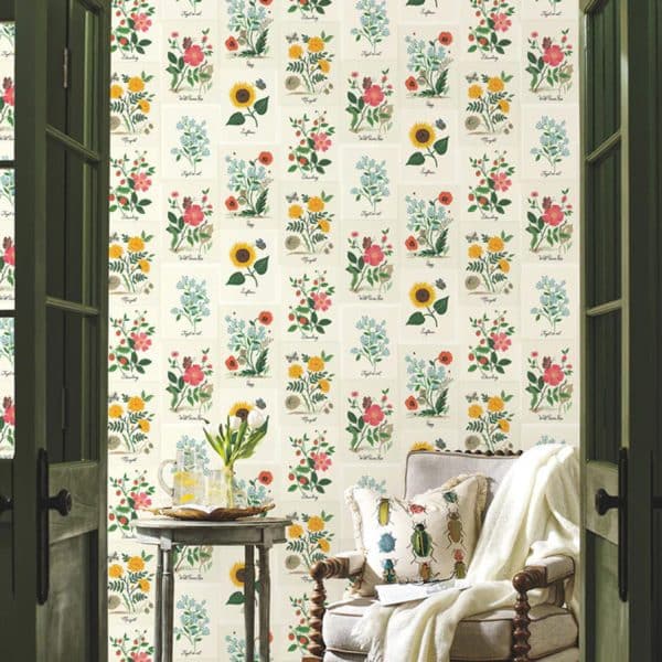 Papel pintado office multicolor Botanical Prints RP7334 - Imagen 3