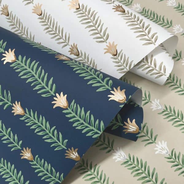 Papel pintado de flores color azul Eden RP7341 - Imagen 5