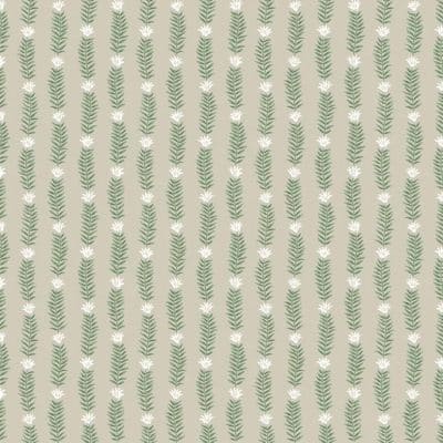 Papel pintado de flores color beige Eden RP7339