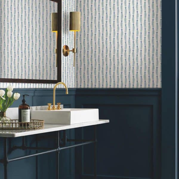 Papel pintado de flores color azul Eden RP7341 - Imagen 3