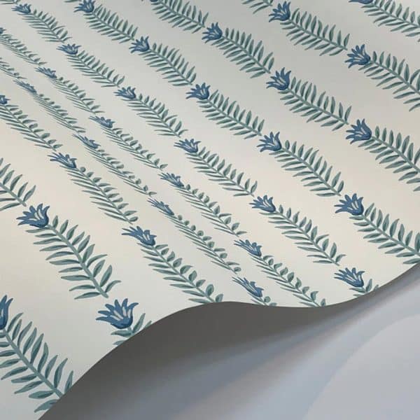 Papel pintado de flores color azul Eden RP7341 - Imagen 4