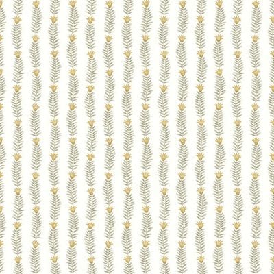 Papel pintado de flores color beige Eden RP7343