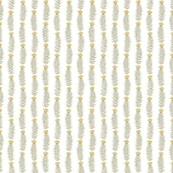 Papel pintado de flores color beige Eden RP7343