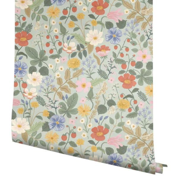 Papel pintado estampado floral multicolor Strawberry Fields RP7356W1 - Imagen 5