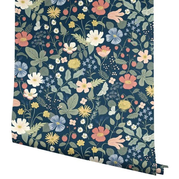 Papel pintado estampado floral multicolor Strawberry Fields RP7358W1 - Imagen 5