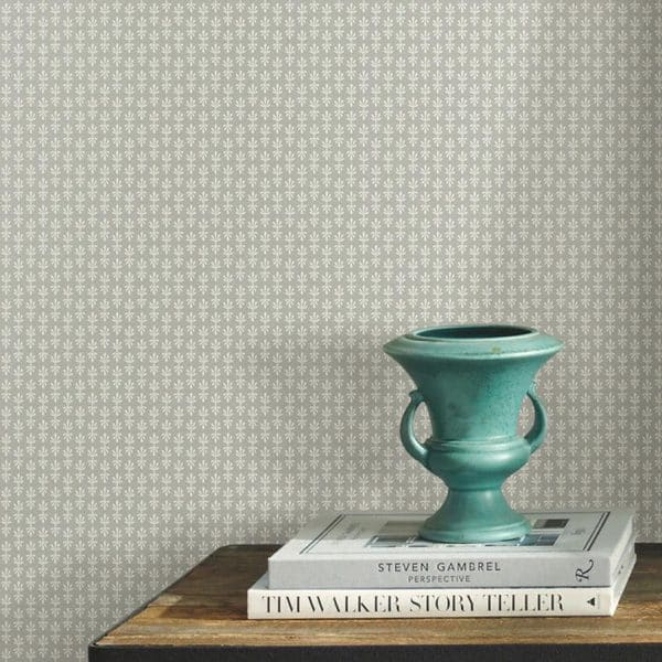 Papel pintado dibujo pequeño en color gris Petal RP7362 - Imagen 3