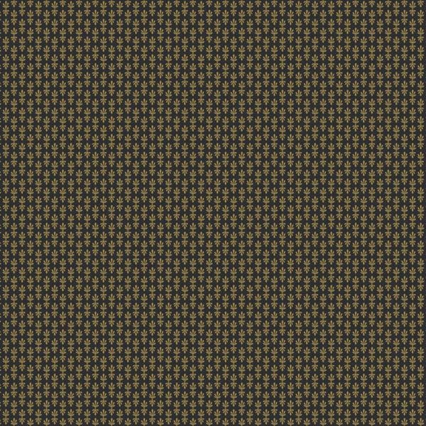 Papel pintado dibujo pequeño en color negro Petal RP7363