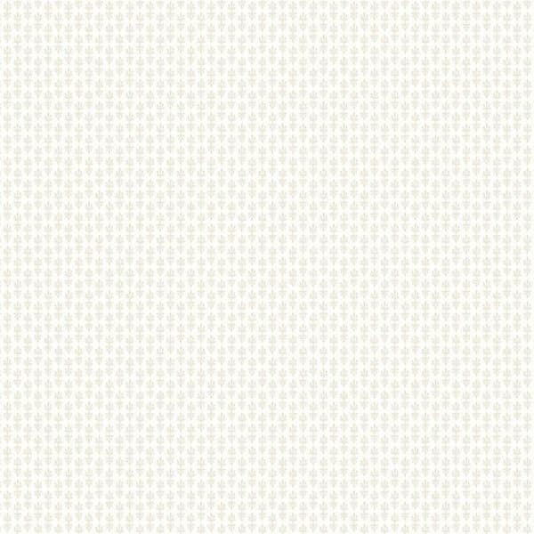 Papel pintado dibujo pequeño en color blanco Petal RP7364