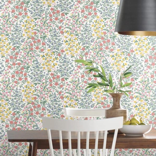 Papel pintado estilo floral multicolor Wildwood Garden RP7377 - Imagen 3