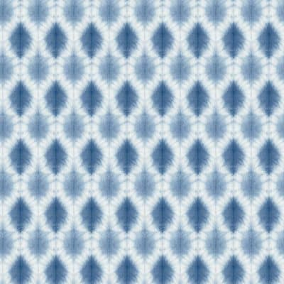 Papel pintado ikat en color azul Flora y Fauna 3122-10302