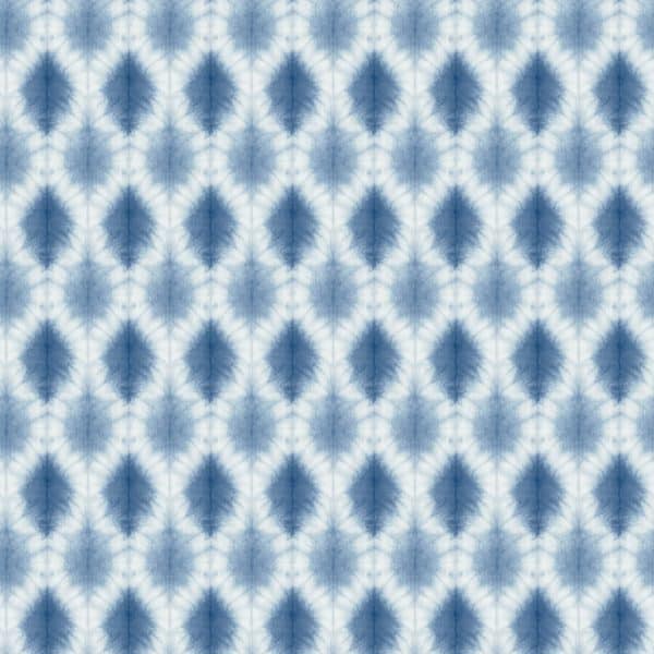 Papel pintado ikat en color azul Flora y Fauna 3122-10302