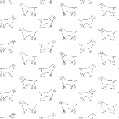 Papel pintado infantil en color blanco Flora y Fauna 3122-10400