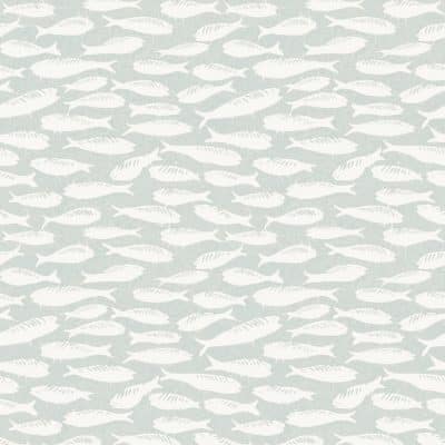 Papel pintado de peces en color verde Flora y Fauna 3122-10502