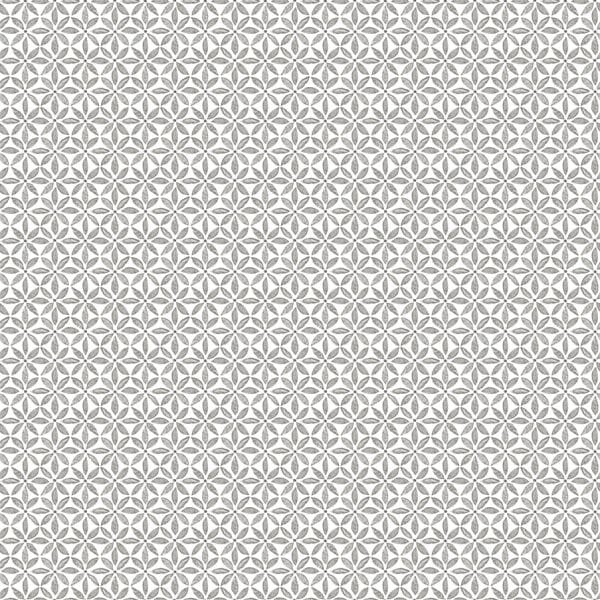 Papel pintado de dibujo pequeño en color negro Flora y Fauna 3122-10613