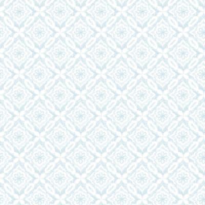 Papel pintado geométrico en color azul Flora y Fauna 3122-10704