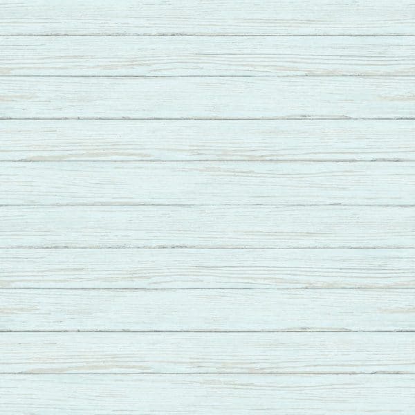Papel pintado de imitación madera en color azul Flora y Fauna 3122-11204