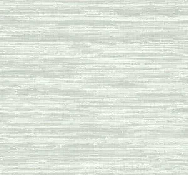 Papel pintado de símil fibras naturales en color verde claro Grasslands GL20324