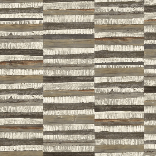 Papel pintado abstracto en color gris y marrón Grasslands GL20406