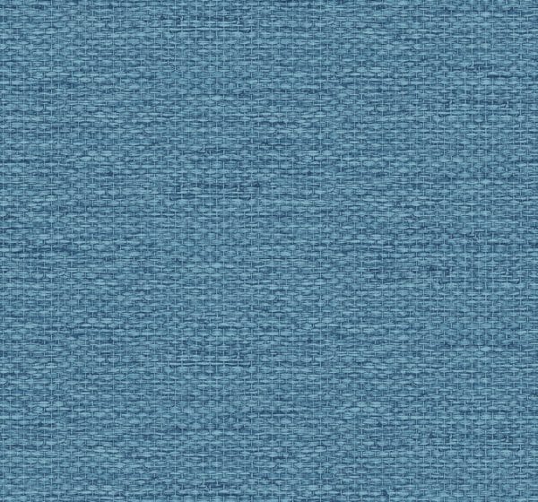 Papel pintado símil fibras naturales color azul Grasslands GL21902