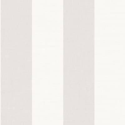 Papel pintado de rayas en color gris y blanco Williamburg Rayure 28460925