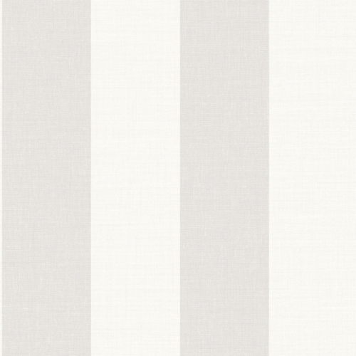 Papel pintado de rayas en color gris y blanco Williamburg Rayure 28460925