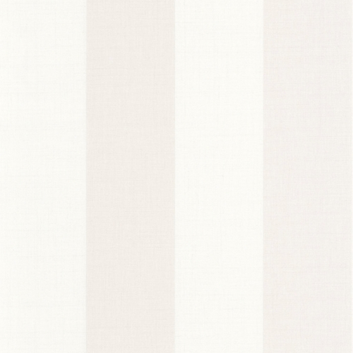 Papel pintado de rayas en color beige y blanco Williamburg Rayure 28461327