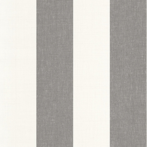 Papel pintado de rayas en color negro y blanco Williamburg Rayure 28469912
