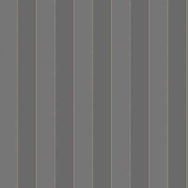 Papel pintado de rayas en color gris Louise Rayure 28889927
