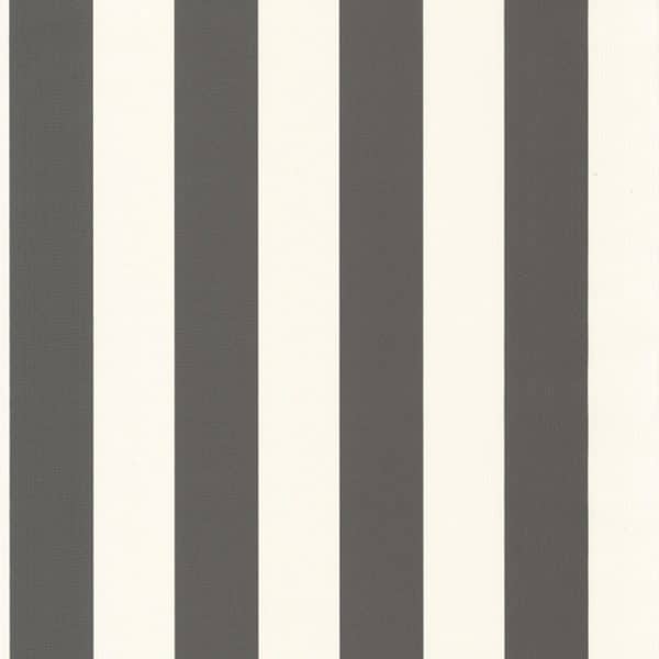 Papel pintado de rayas en color negro y blanco Baltic Rayure 29259984