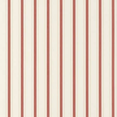 Papel pintado de rayas en color rojo Fontainebleau Rayure 81578225
