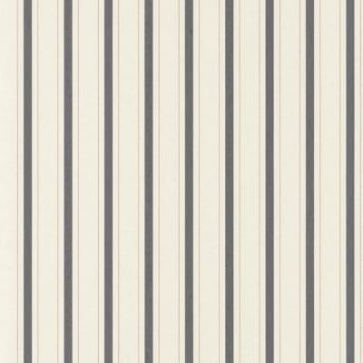 Papel pintado de rayas en color negro Fontainebleau Rayure 81579602