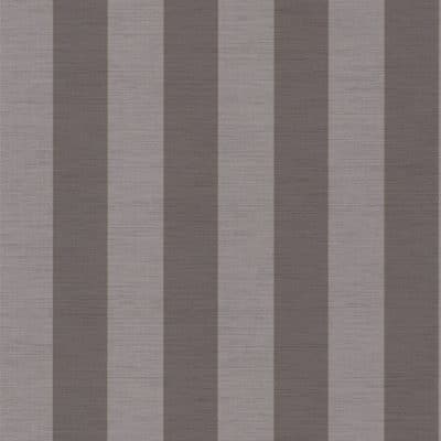Papel pintado de rayas en color negro y gris Five O´clock 85839431