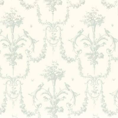 Tela toile de jouy en color verde Corne D’abondance 88047323