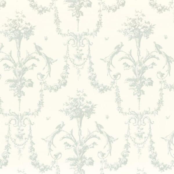 Tela toile de jouy en color verde Corne D'abondance 88047323