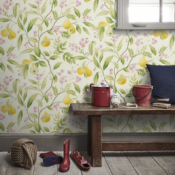 Papel pintado de frutas en color verde Marie HDHW112909 - Imagen 10