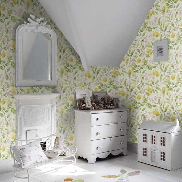 Papel pintado de frutas en color verde Marie HDHW112909 - Imagen 7