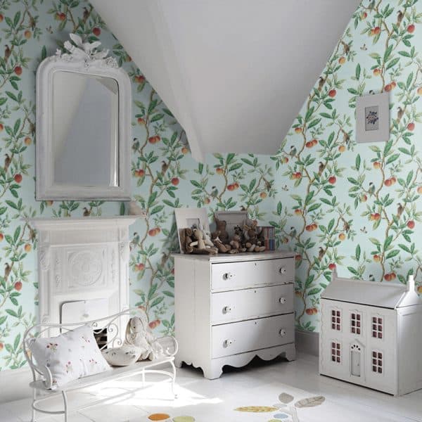 Papel pintado cocina office en color azul Ella HDHW112908 - Imagen 7