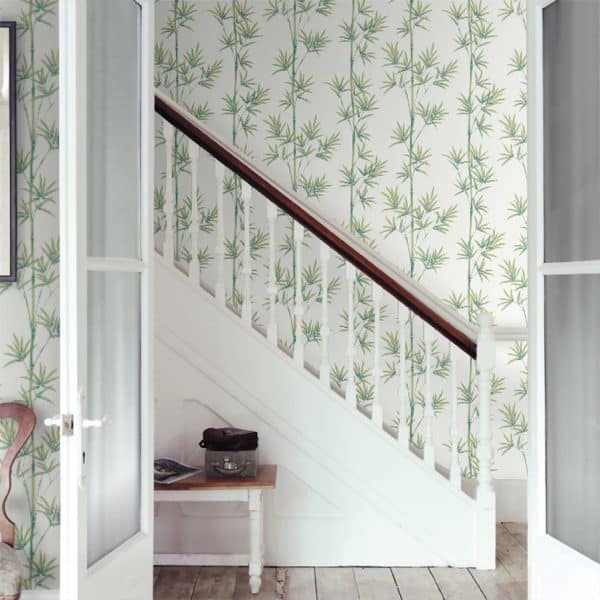 Papel pintado de bambú en color verde Isabella HDHW112915 - Imagen 11