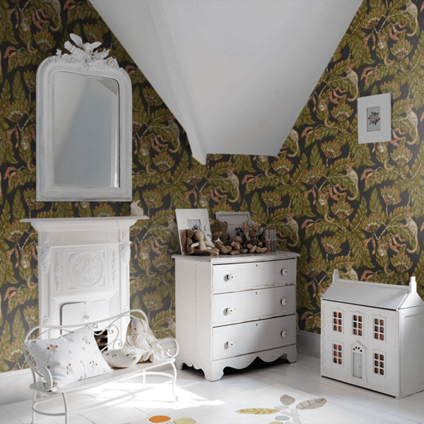 Papel pintado de animales color verde Bush Baby 119/7031 - Imagen 14