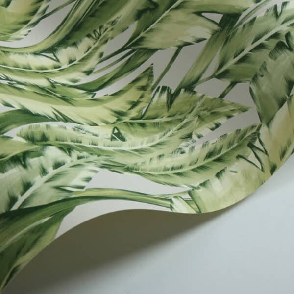 Papel pintado tropical en color verde Tiger Leaf W7333-02 - Imagen 3