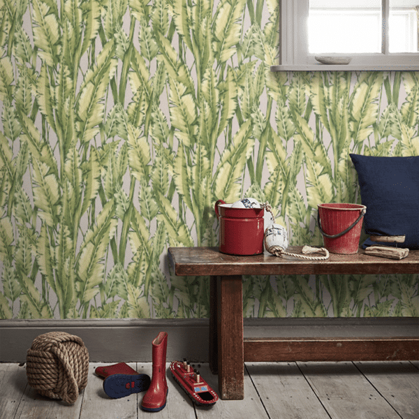 Papel pintado tropical en color verde Tiger Leaf W7333-02 - Imagen 7