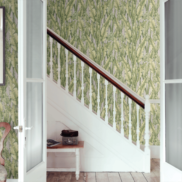 Papel pintado tropical en color verde Tiger Leaf W7333-02 - Imagen 6