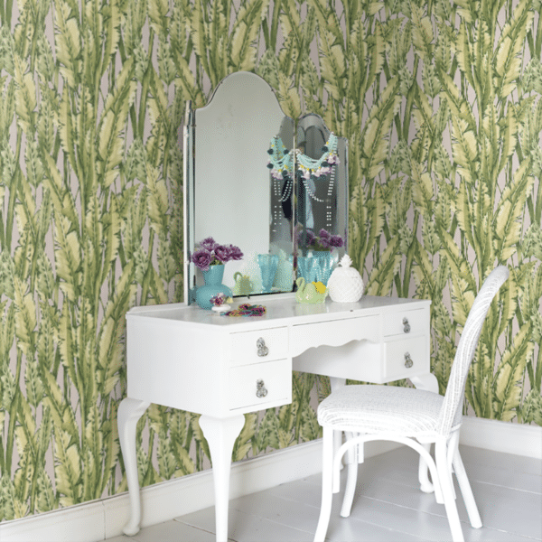 Papel pintado tropical en color verde Tiger Leaf W7333-02 - Imagen 4