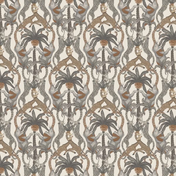 Papel pintado de animales en color gris Safari Totem 119/2010