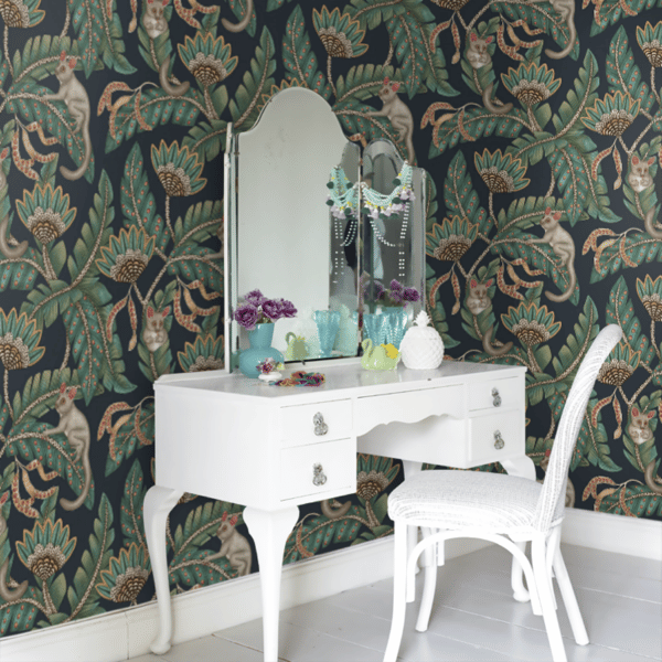 Papel pintado de animales en color verde Bush Baby 119/7034 - Imagen 11