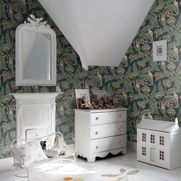 Papel pintado de animales en color verde Bush Baby 119/7034 - Imagen 9
